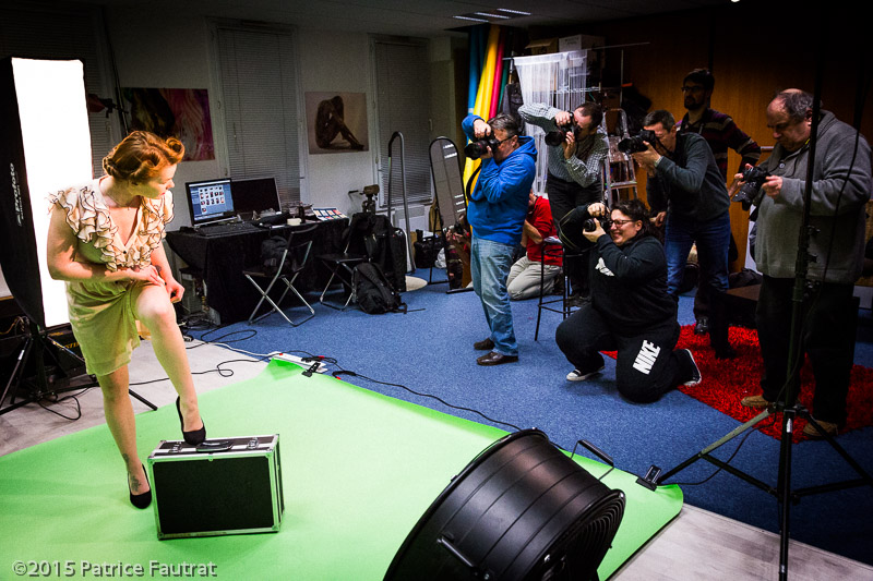 Shooting pinup