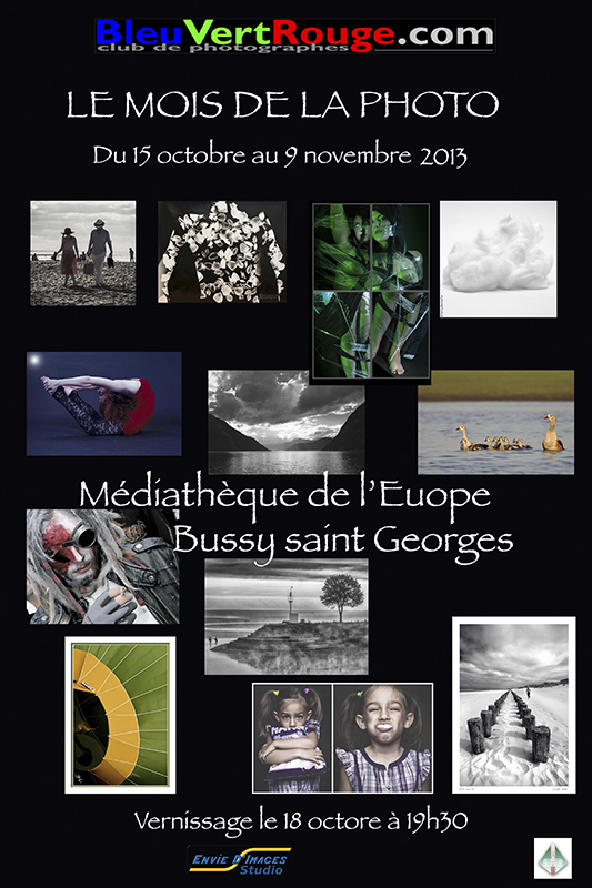 Affiche XIIeme mois de la photo à Bussy